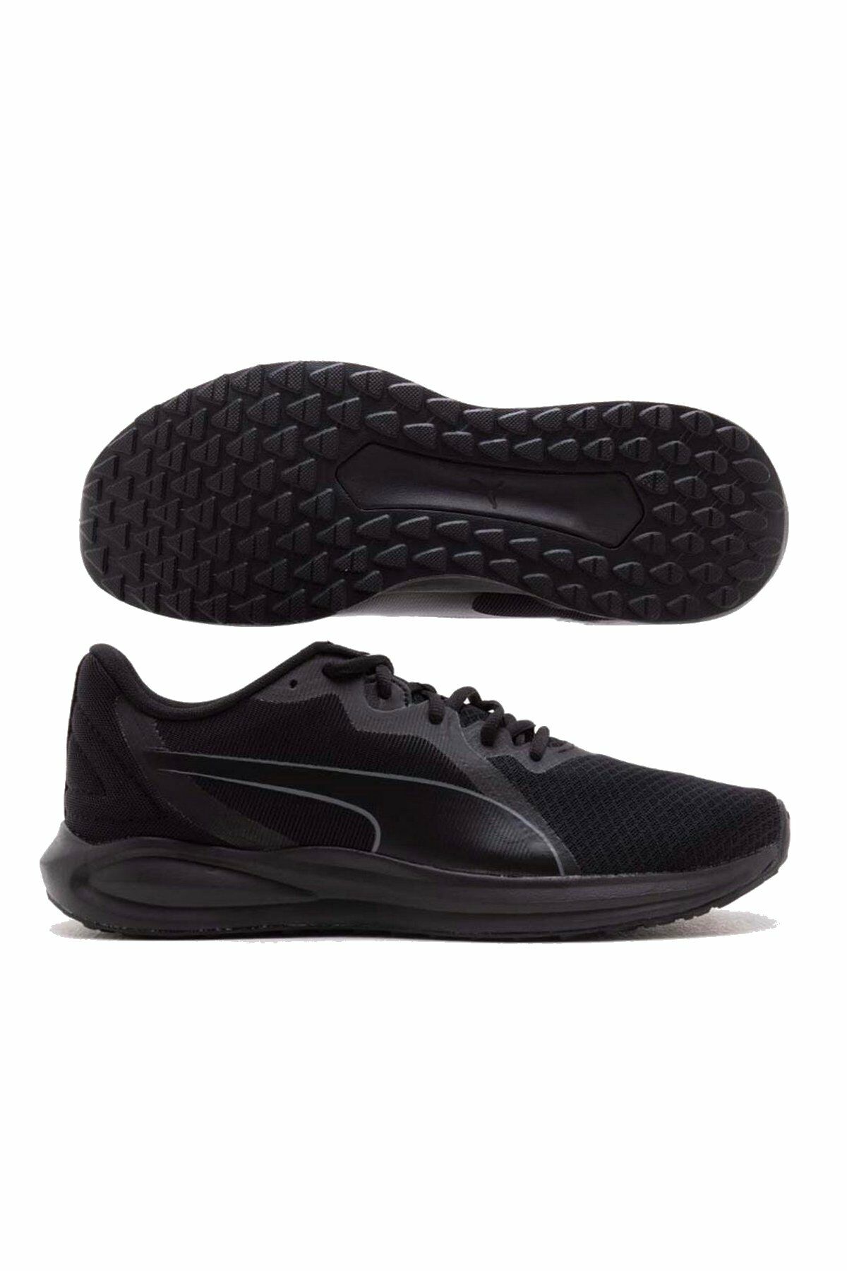 Puma Twitch Runner Fresh Puma-Black Cool Dark Gray Erkek Spor Koşu Ayakkabısı Gri 37798102 42