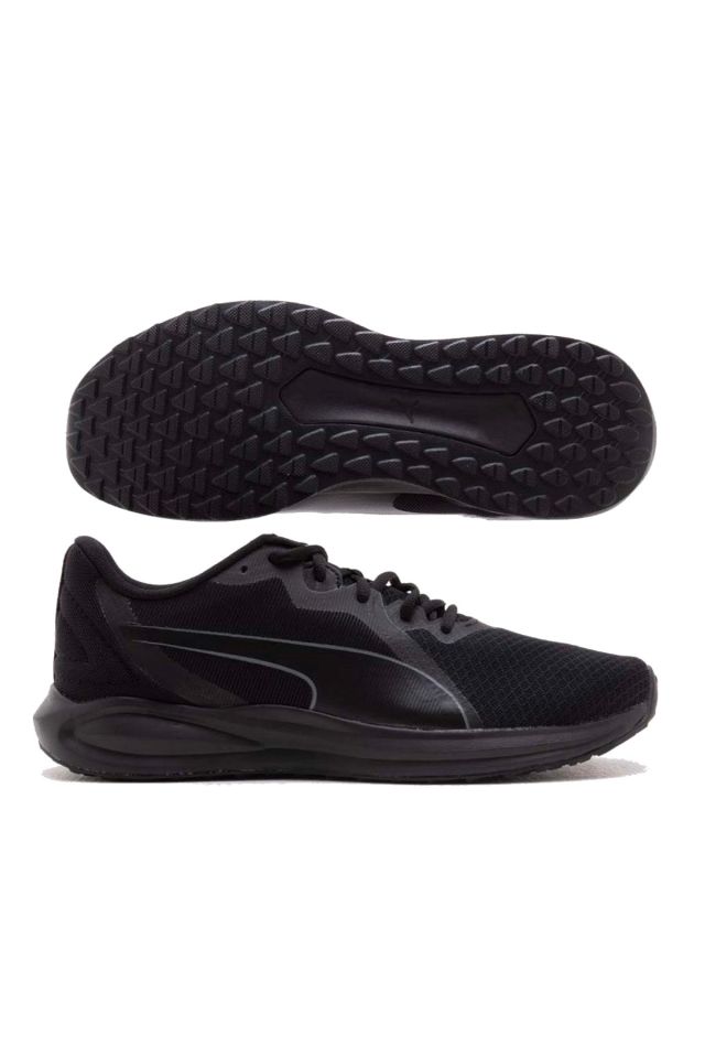 Puma Twitch Runner Fresh Puma-Black Cool Dark Gray Erkek Spor Koşu Ayakkabısı Gri 37798102 44.5