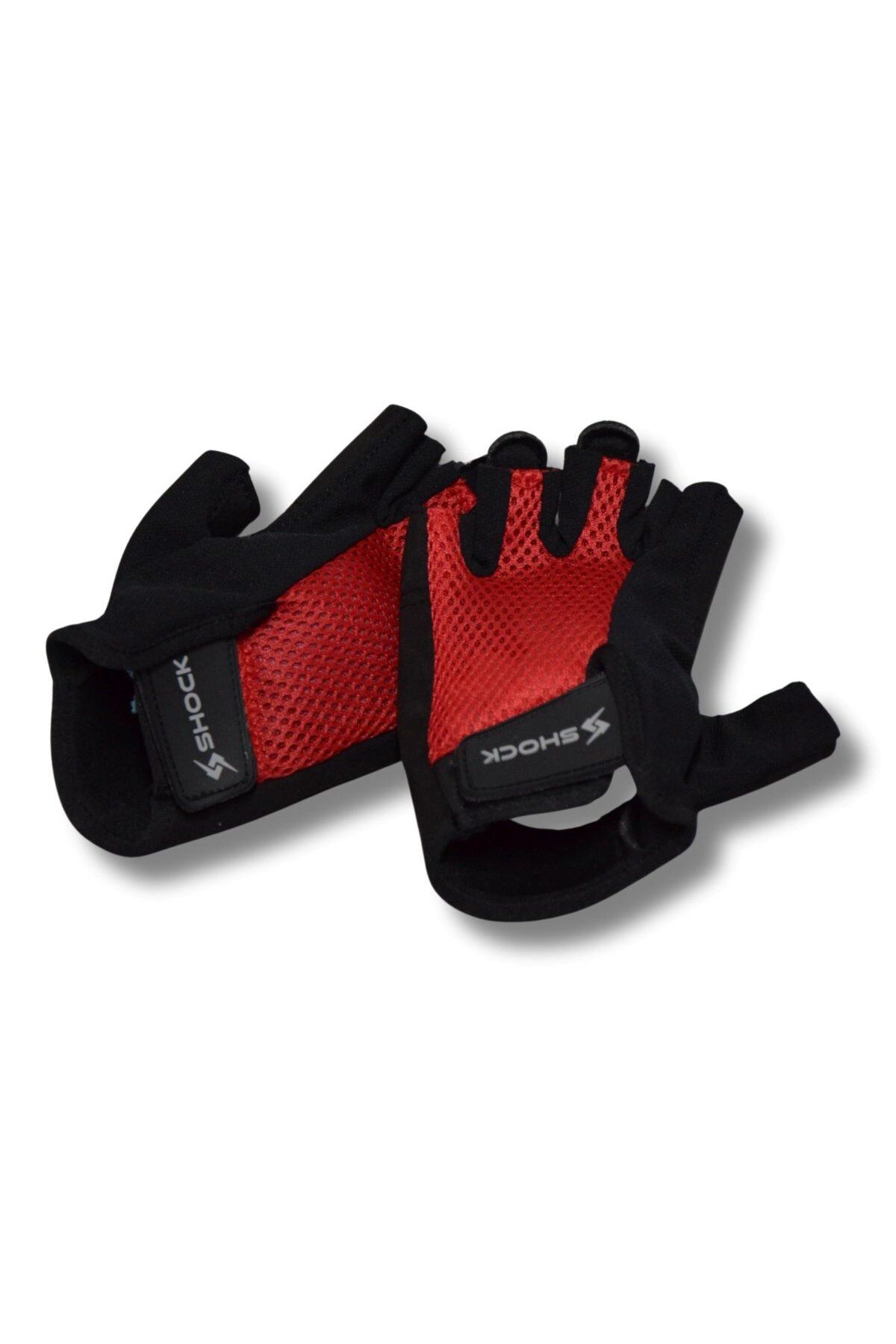 Shock Team Gym & Fitness Spor Eldiven Kırmızı Beden L