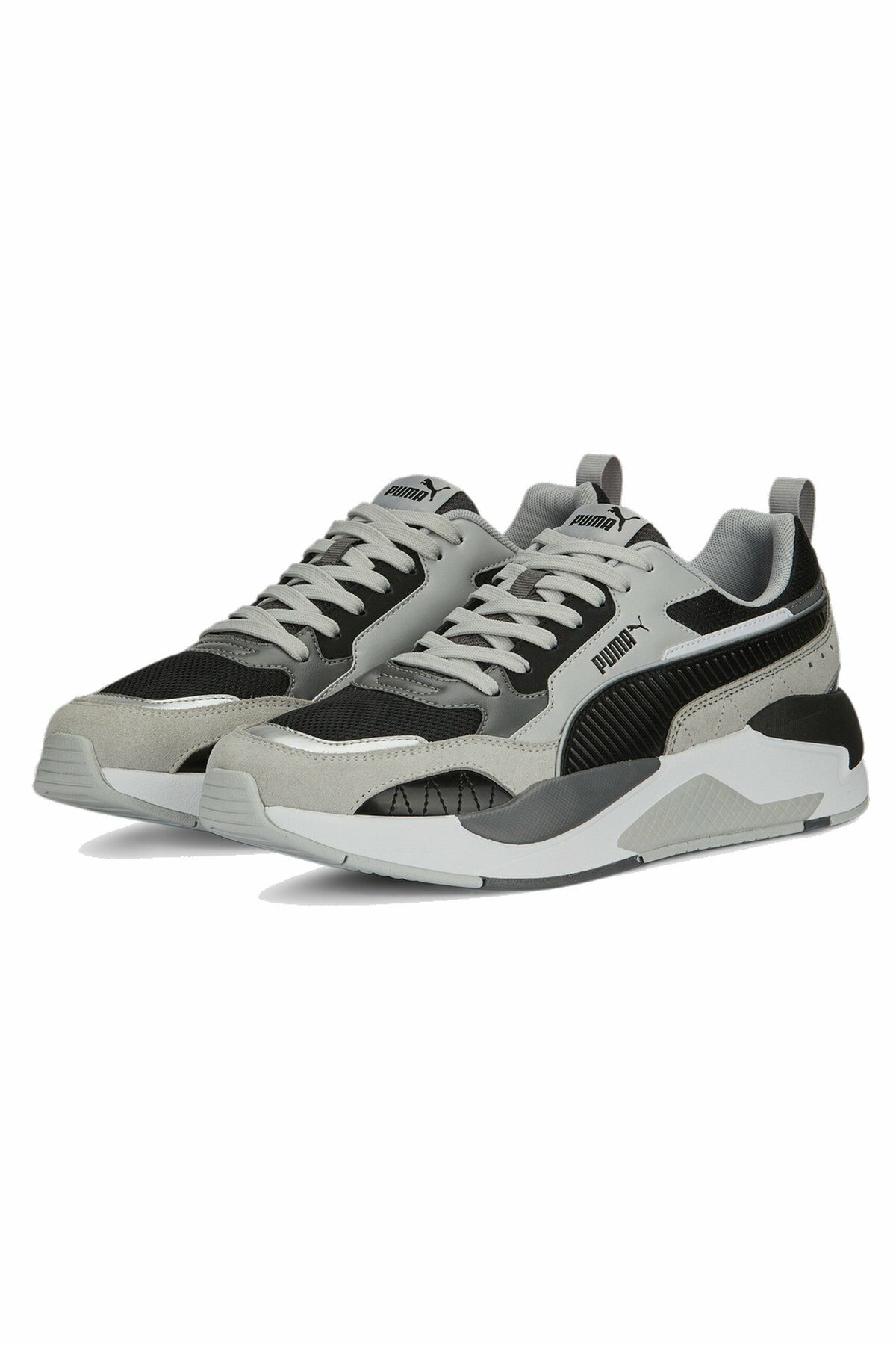 Puma X-Ray 2 Square SD Cool Light Gray Puma-Black Dark Gray Erkek Spor Ayakkabı Gri 38320312