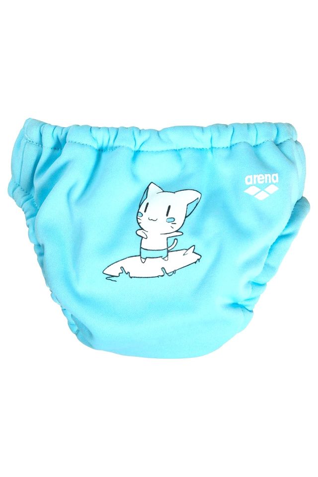 Arena Friends Aqua Nappy Çocuk Unisex Mavi Yüzücü Bikini 003797310