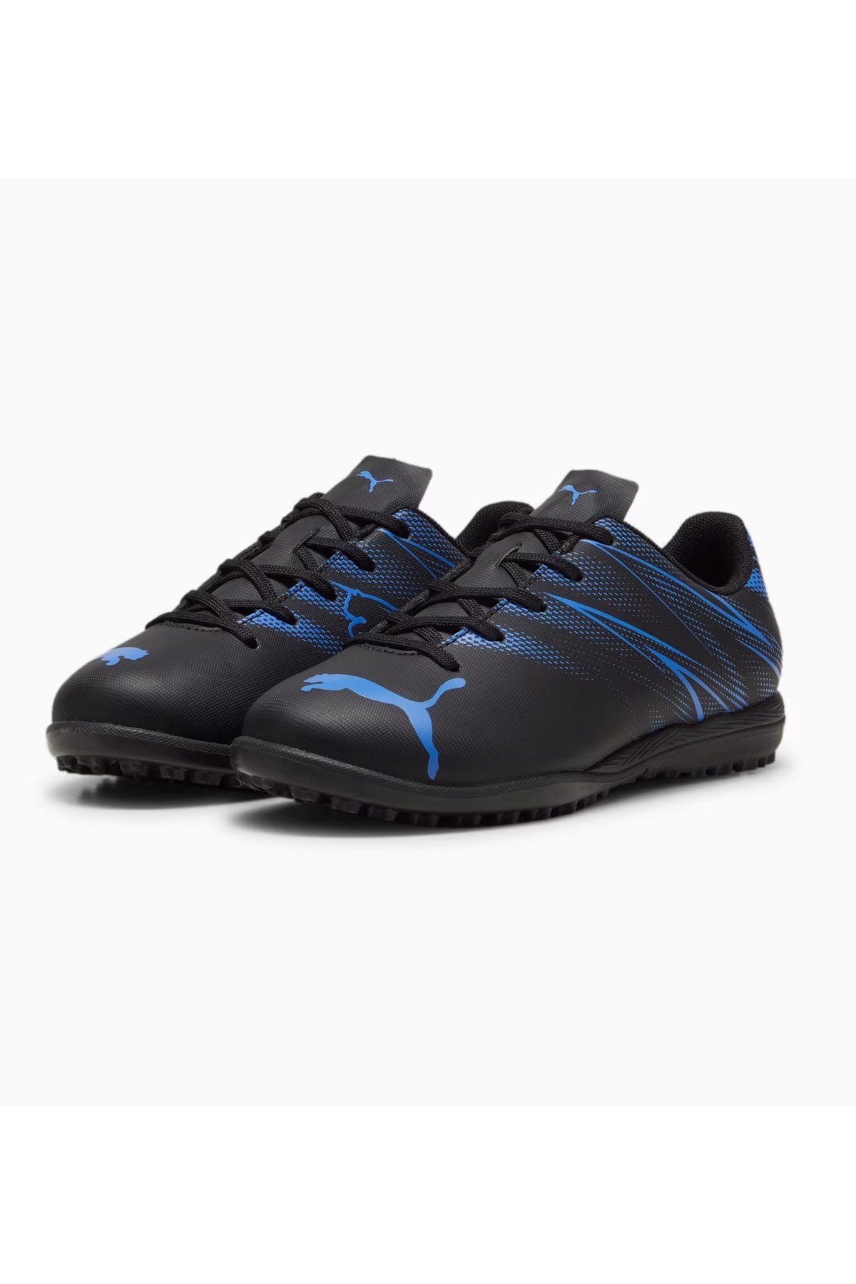 Puma Attacanto TT Team Sports Erkek Futbol Halı Saha Ayakkabı Siyah/Mavi 10747808 41