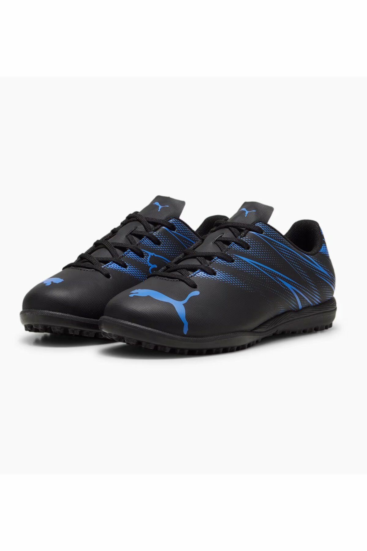 Puma Attacanto TT Team Sports Erkek Futbol Halı Saha Ayakkabı Siyah/Mavi 10747808 42.5