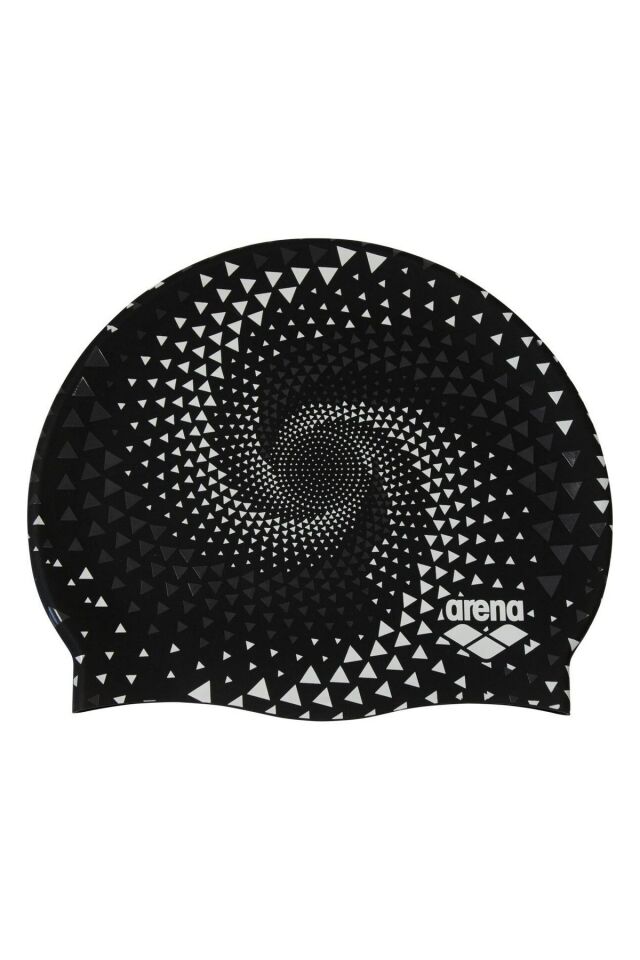 Arena Print 2 Unisex Desenli Yüzücü Bone Siyah/Beyaz 1E368273