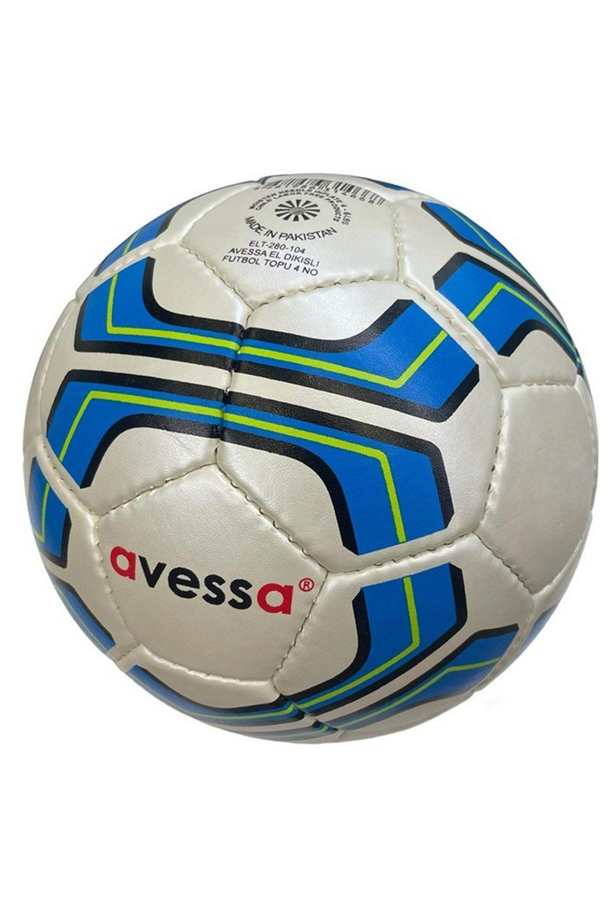Avessa ELT-280-103 El Dikişli No 5 Futbol Topu Mavi