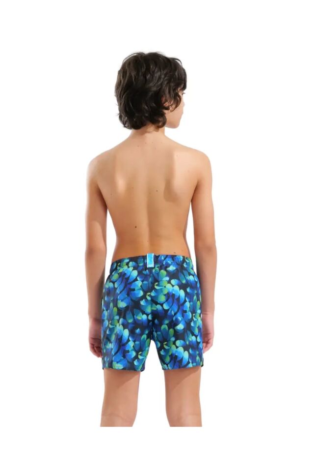 Arena Boy's Water Prints Beach Boxer AO Çocuk Plaj Şort Lacivert 007186806