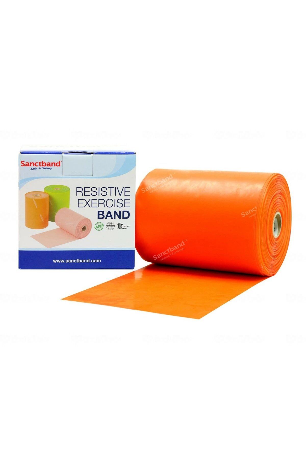 Sanctband Resistive Exercise Band Di̇renç Bandı 46m Light Orange