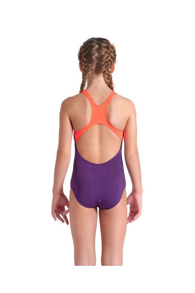Arena Girl's Poseidonia Swimsuit Swim Pro Back Kız Çocuk Mayo Mor 009005990 10-11