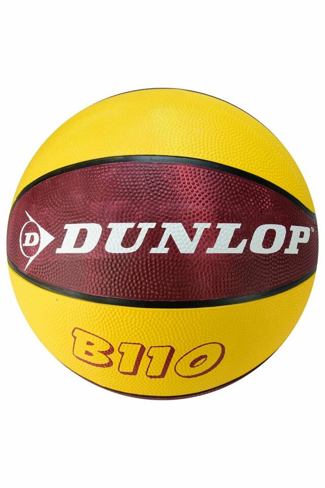 Dunlop B110 Kauçuk No 7 Basketbol Topu Sarı/Kırmızı