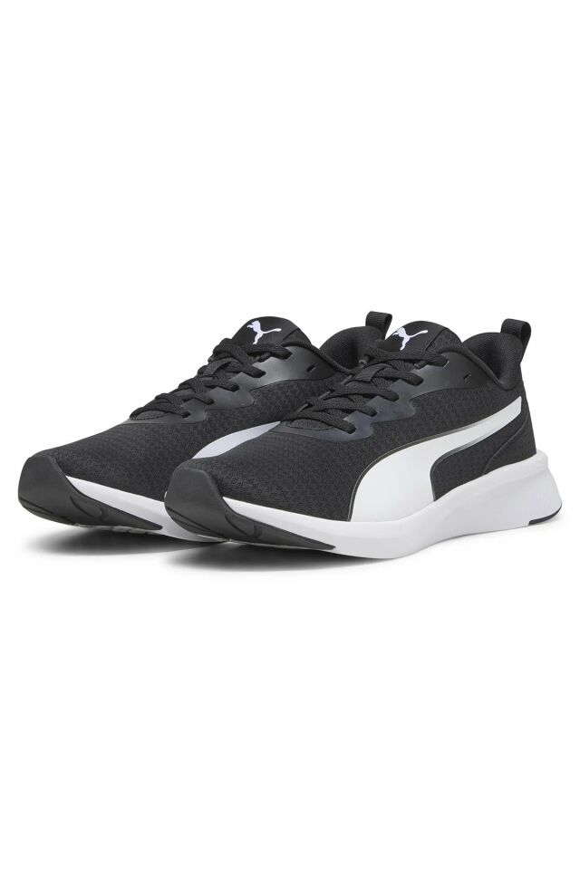 Puma Flyer Lite Black Black-White Erkek Günlük Sneaker Ayakkabı Siyah 37877401 41