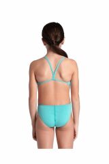 Arena Girl's Team Swimsuit Challenge Solid Kız Çocuk Mayo Mavi̇ 004765870 6-7