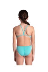Arena Girl's Team Swimsuit Challenge Solid Kız Çocuk Mayo Mavi̇ 004765870 12-13
