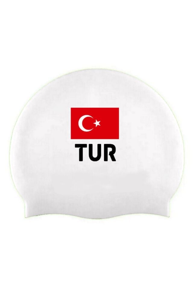 Arena Moulded Turkey Flag Unisex Yüzücü Bone Beyaz 008109100