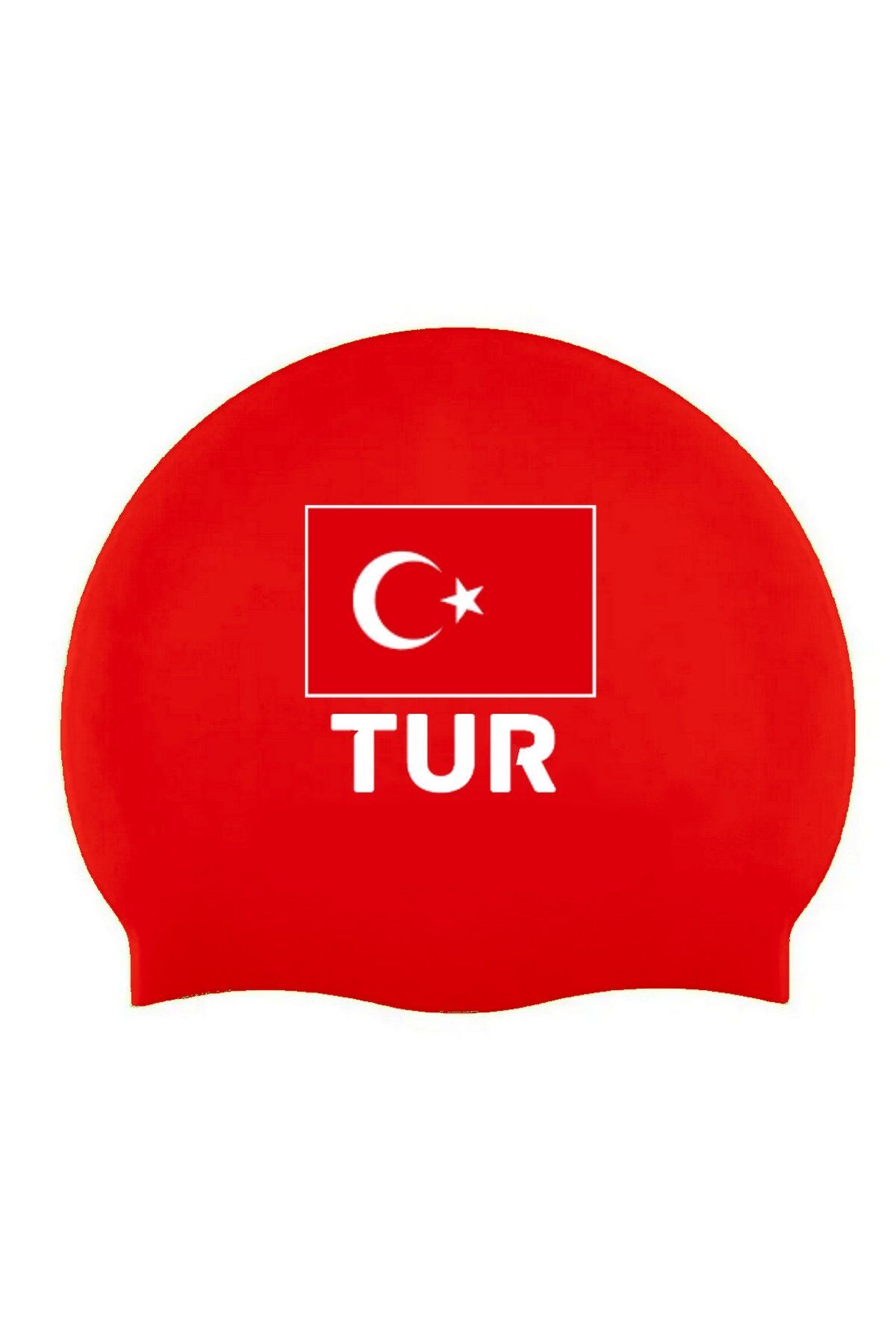 Arena Moulded Pro II Turkey Flag Unisex Yüzücü Bone Kırmızı 008109400