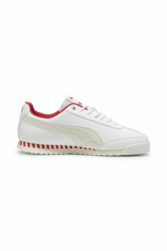 Puma Ferrari Roma Via Puma-White Vapor-Gray Erkek Günlük Ayakkabı Beyaz 30806702 43