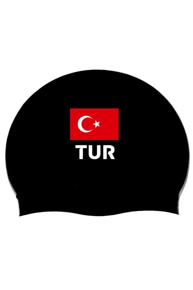 Arena Moulded Pro II Turkey Flag Unisex Yüzücü Bone Siyah 008109500