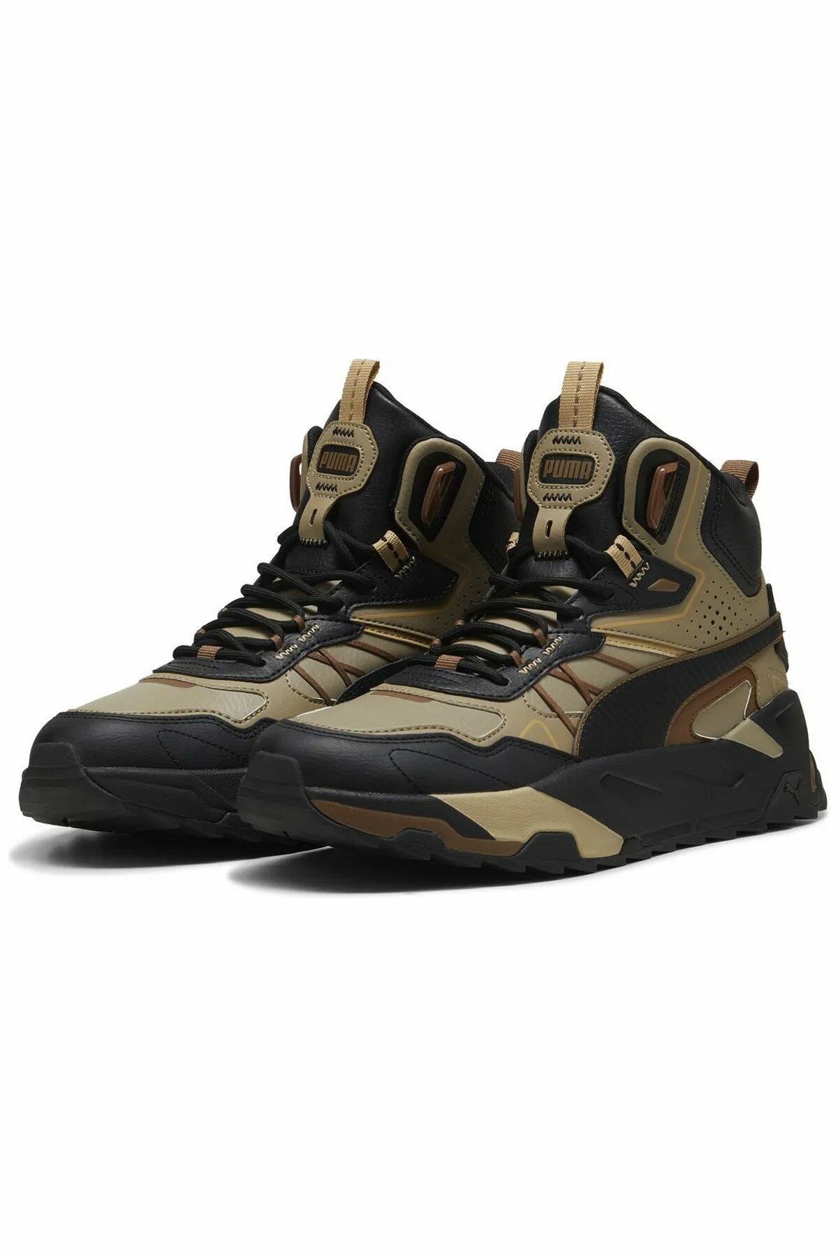 Puma Trinity Mid Hybrid L Sport Style Erkek Günlük Spor Ayakkabı Bej 39398509