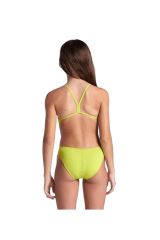 Arena Girl's Team Swimsuit Challenge Solid Kız Çocuk Mayo Yeşi̇l 004765650 12-13