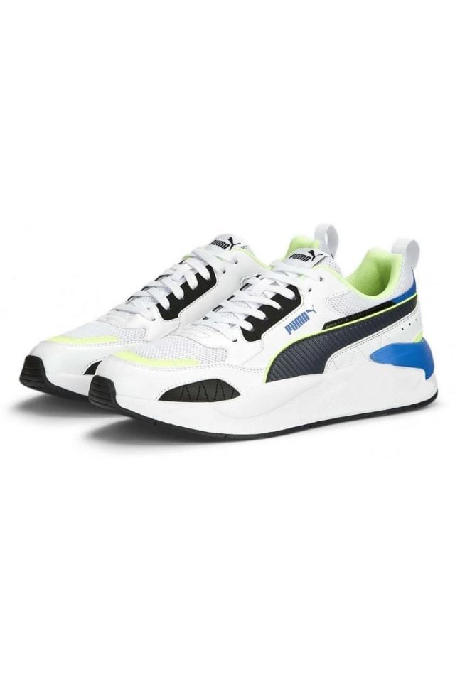 Puma X-Ray 2 Square Puma-White Puma-Black Fast Yellow Puma Team Royal Erkek Koşu Ayakkabısı 37310868 44