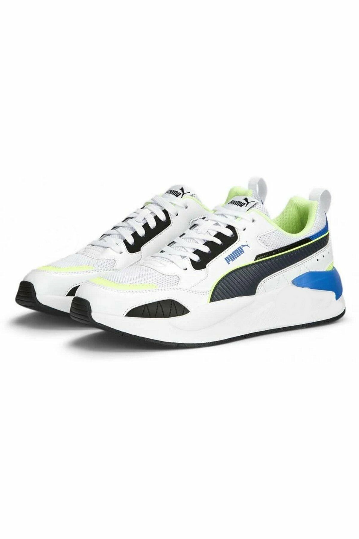 Puma X-Ray 2 Square Puma-White Puma-Black Fast Yellow Puma Team Royal Erkek Koşu Ayakkabısı 37310868 45