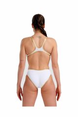 Arena Women W Arena One Biglogo One Piece Bayan Yüzücü Mayo Beyaz 001198106 34