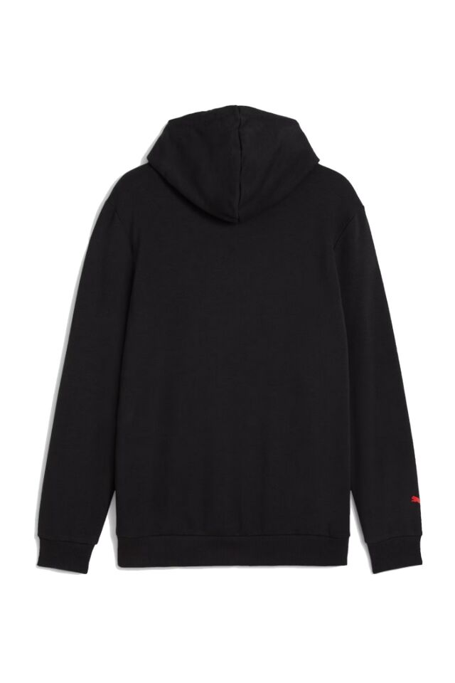 Puma F1 ESS Logo Hoodie Erkek Kapüşonlu Sweatshirt Siyah 62585301