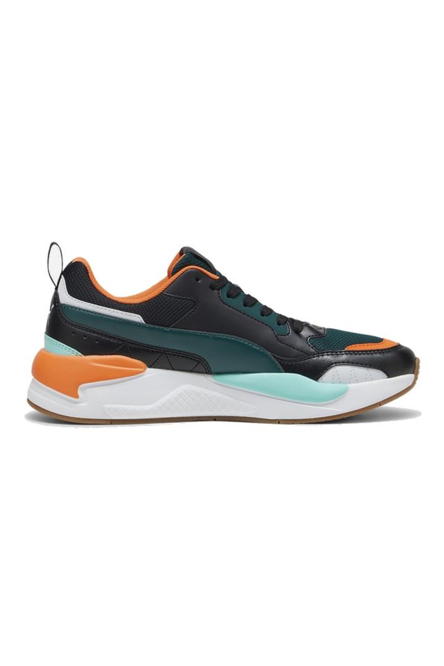 Puma X-Ray 2 Square Sport Style Erkek Günlük Spor Ayakkabı Siyah/Yeşil 37310890 45