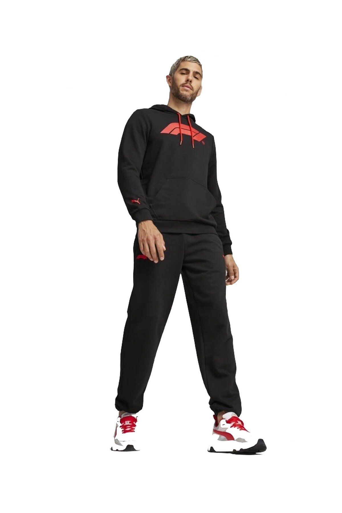 Puma F1 ESS Sweatpants Erkek Spor Alt Eşofman Siyah 62572901 L