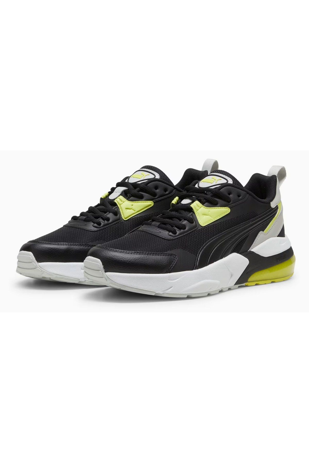 Puma Vis2K Puma-Black Black-Lime Sheen Erkek Spor Ayakkabı Siyah 39231817 43