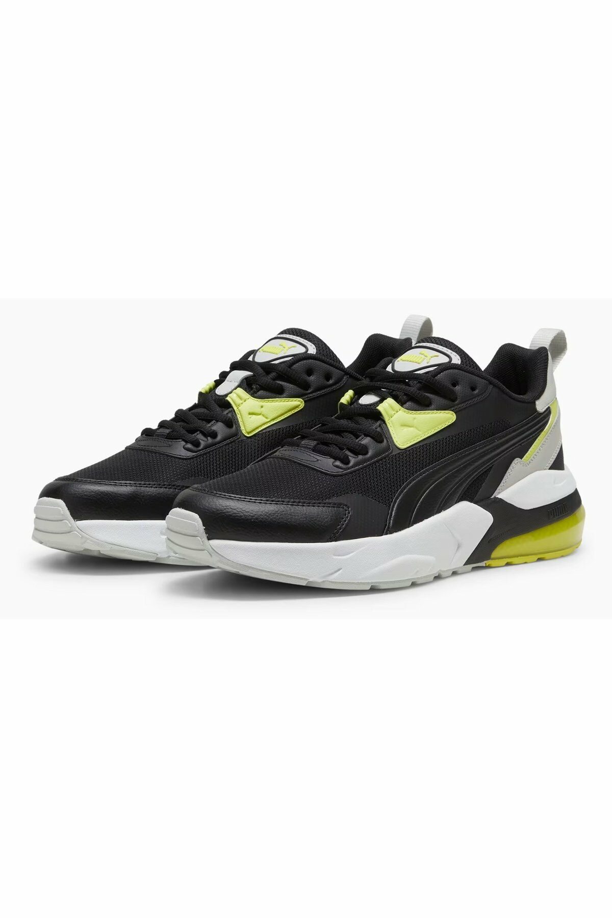 Puma Vis2K Puma-Black Black-Lime Sheen Erkek Spor Ayakkabı Siyah 39231817 44