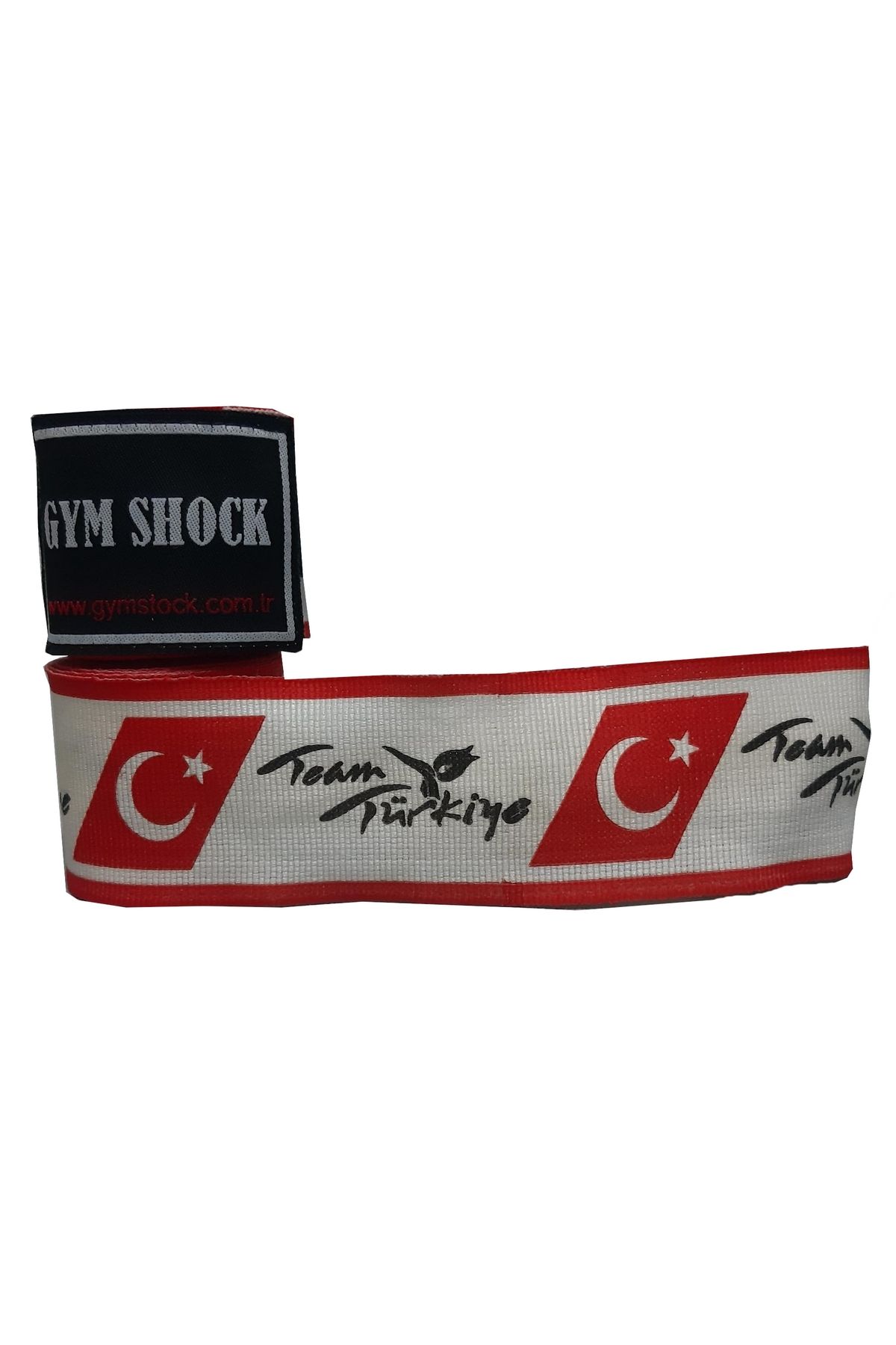 Gym Shock 3.5 m Boks Bandajı Türkiye Bayrağı Beyaz Zemin