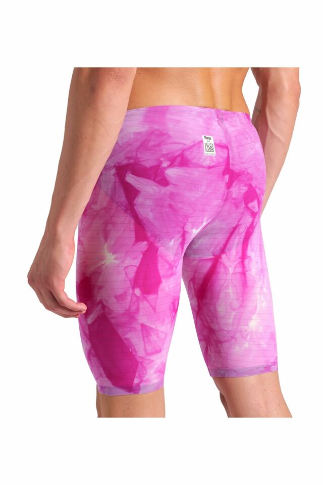 Arena Men's Powerskin Carbon Air2 Jammer Tie-Dye Erkek Yarış Mayosu Pembe 006344150