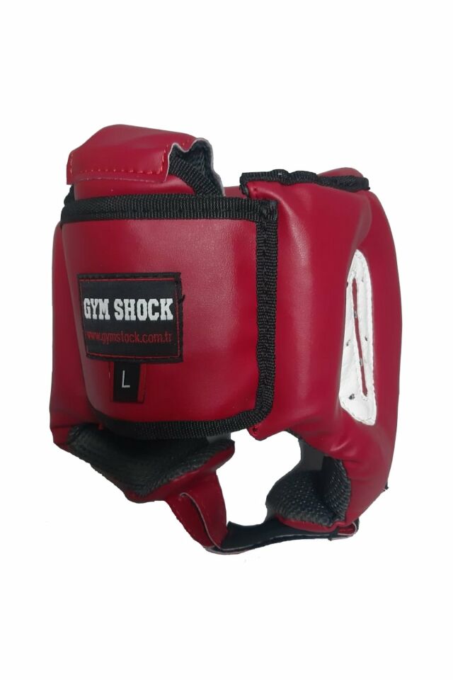 Gym Shock Kick Boks Kask Kırmızı S