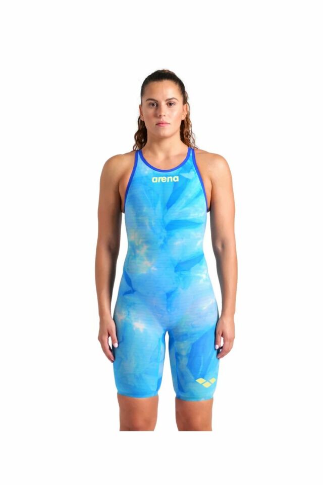 Arena Powerskin Carbon Air2 Le Ob Bayan Yüzücü Yarış Mayosu Mavi 006341140 40