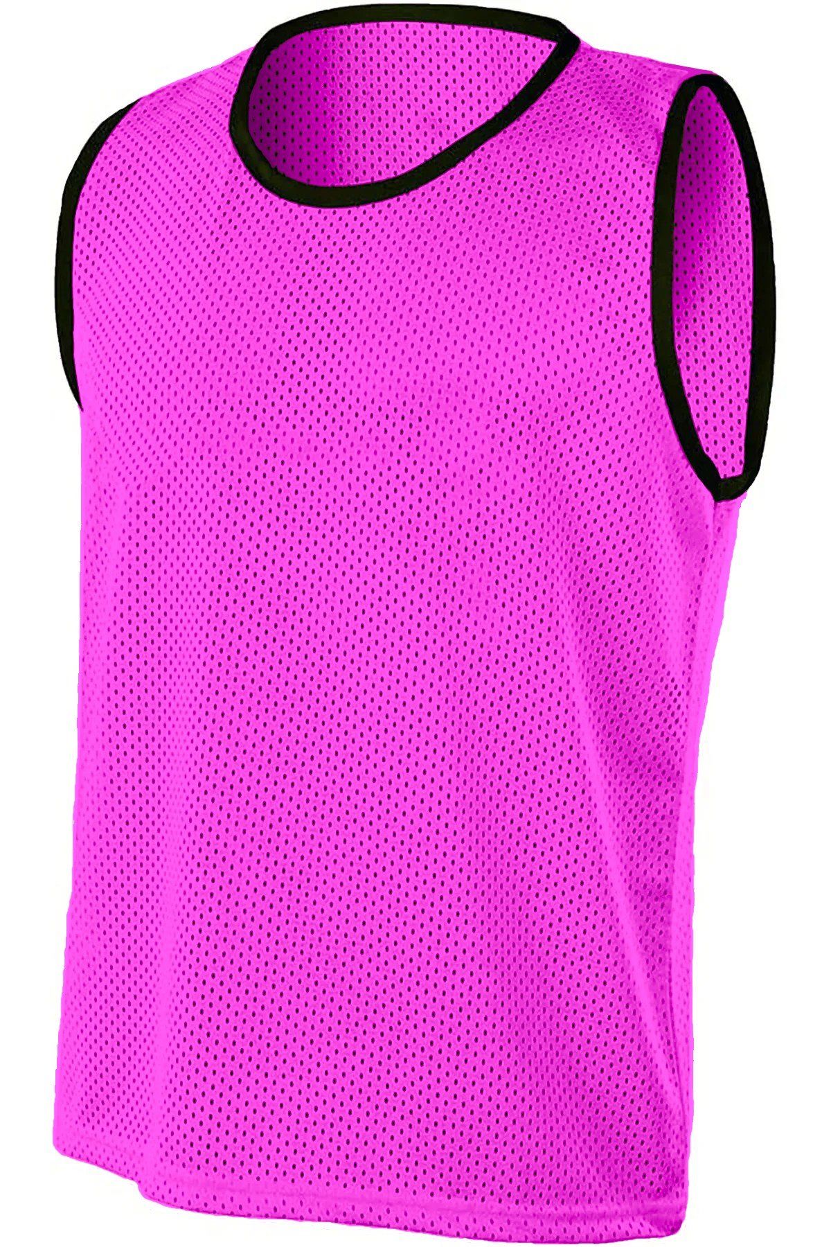 Gymshock Sporcu Maç File Antrenman Yeleği Pembe 5