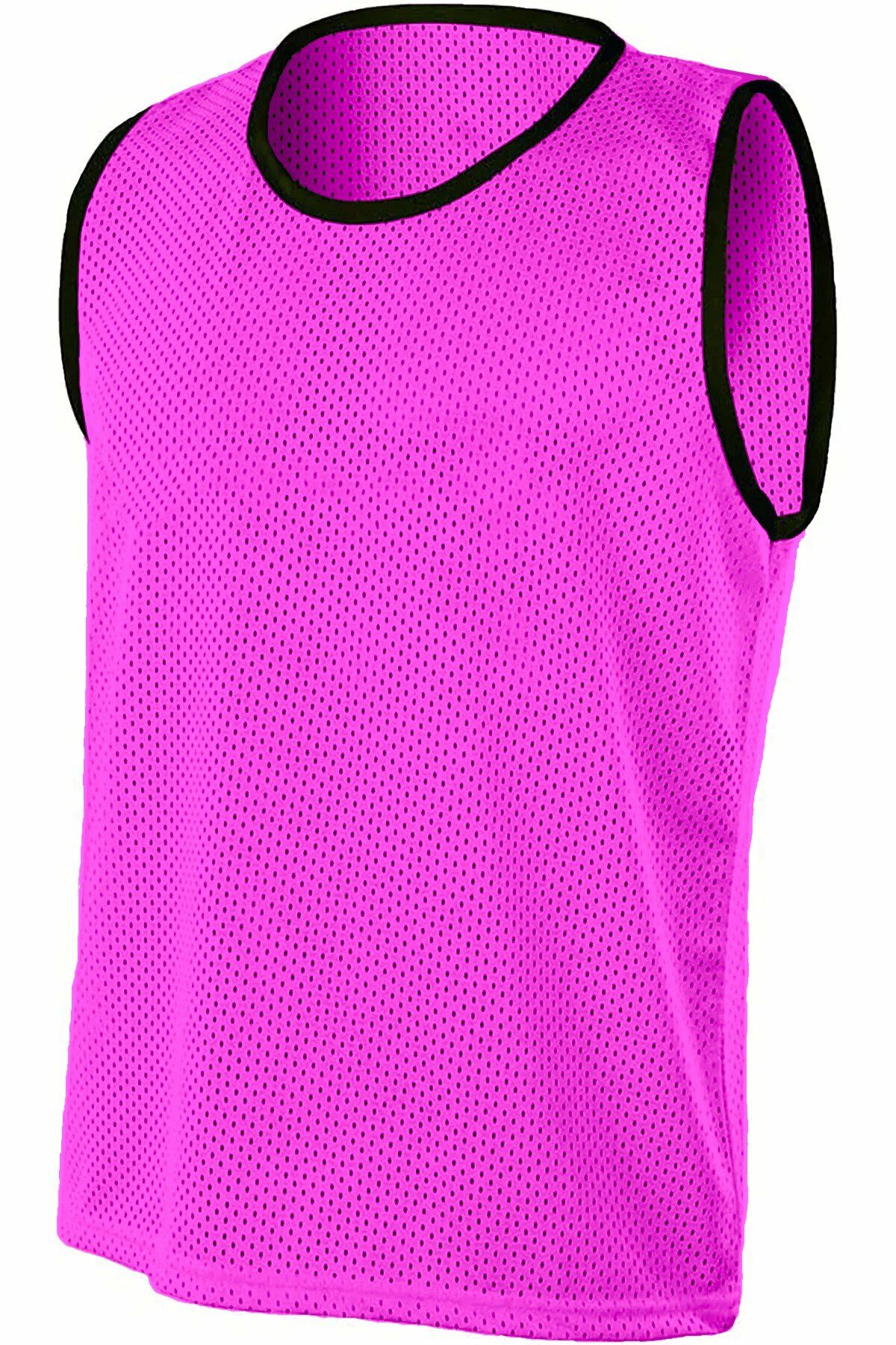Gymshock Sporcu Maç File Antrenman Yeleği Pembe 4