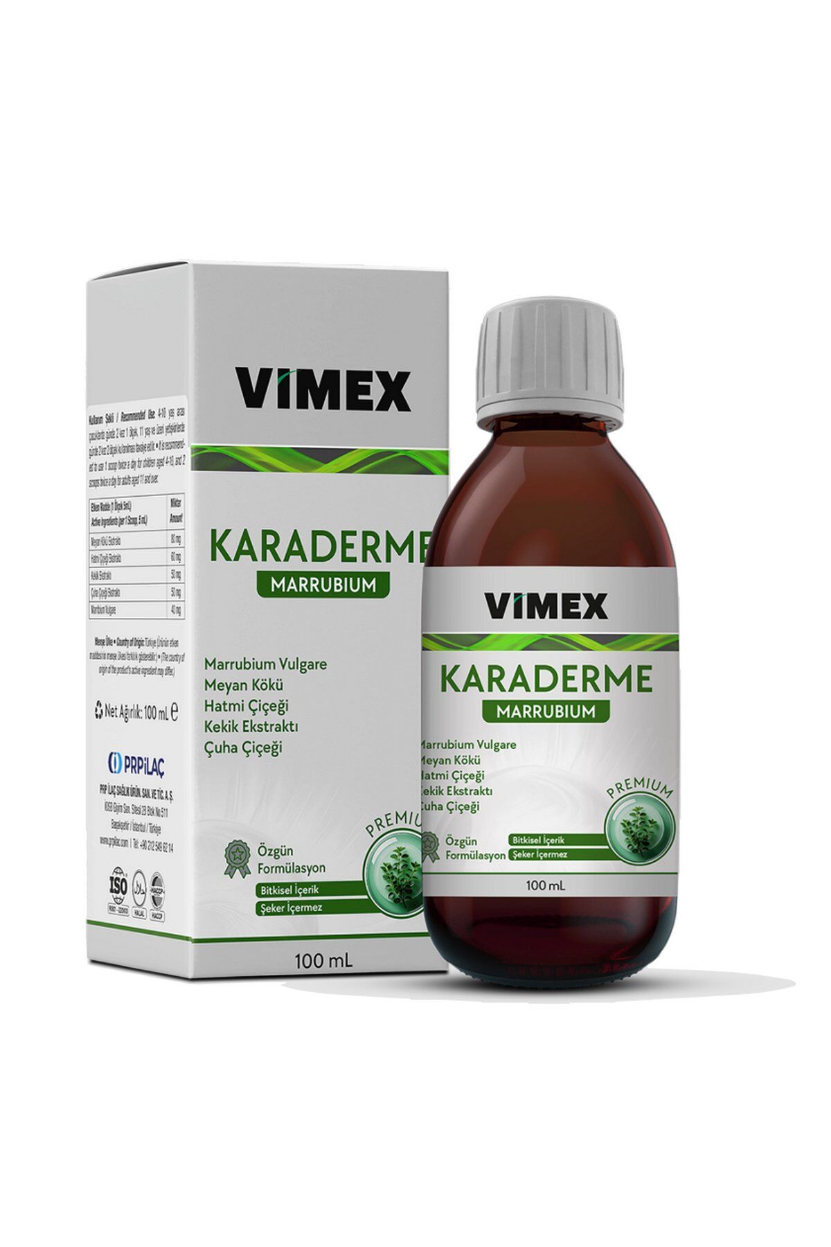 Vimex Karaderme (Marrubium) Şurup 100 ml