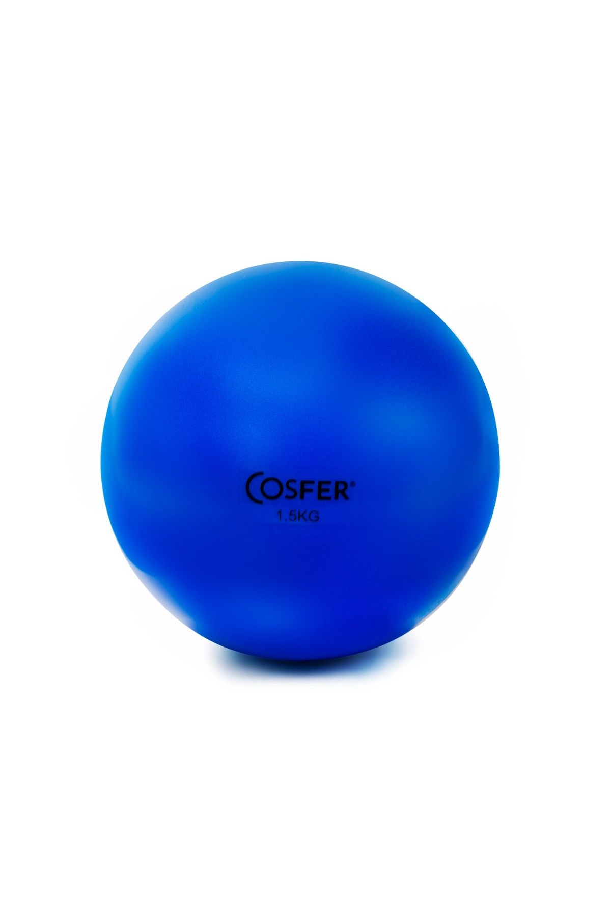 Cosfer Pilates Antrenman Ağırlık Sağlık Topu Toning 1.5 Kg Mavi