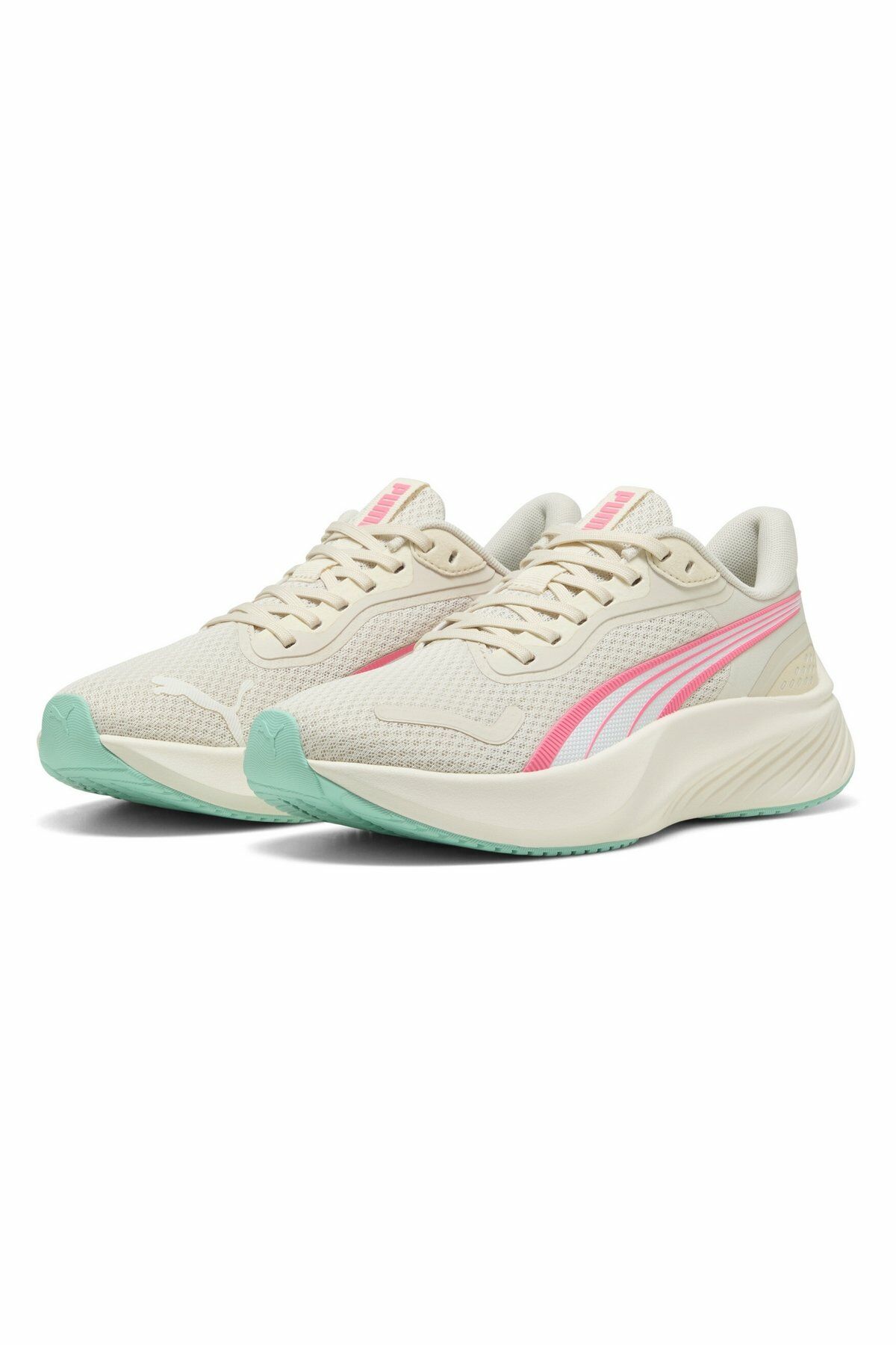 Puma Pounce Lite Bayan Günlük Spor ayakkabı Beyaz/Pembe 31077809 38