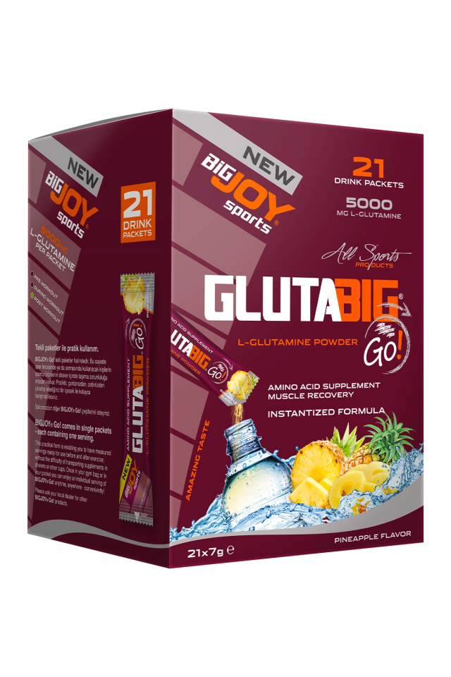 BigJoy Sports GlutaBIG Go! Ananas 7g x 21 Adet