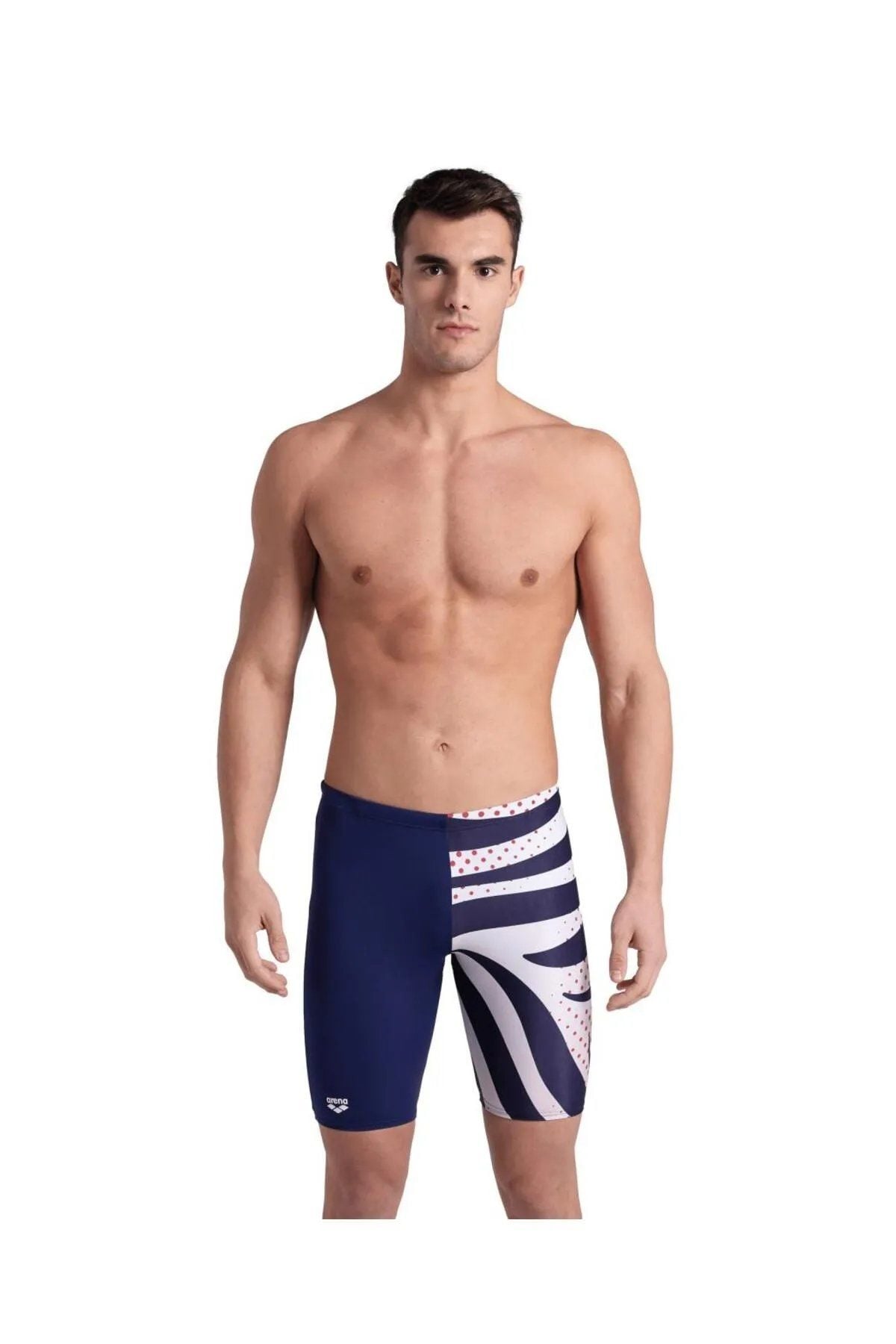 Arena Men's Multi Stripes Swim Jammer Erkek Yüzücü Mayo Laci̇vert 007236710 85