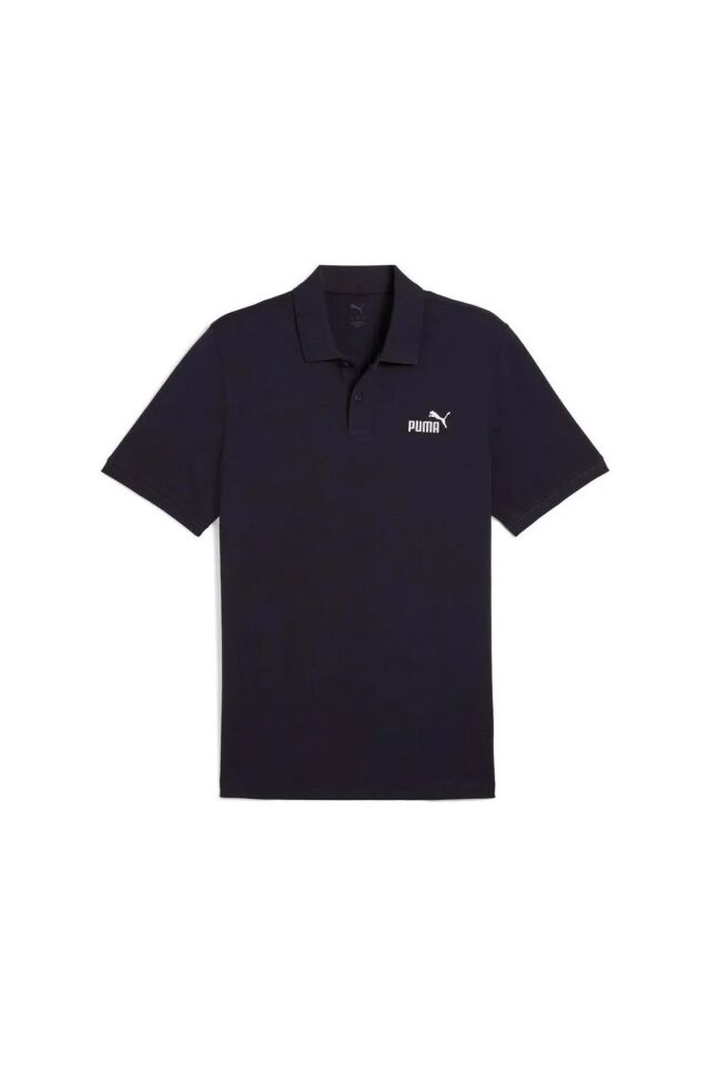 Puma ESS No. 1 Logo Pique Polo Erkek Polo Yaka Tişört Lacivert 68255216 S
