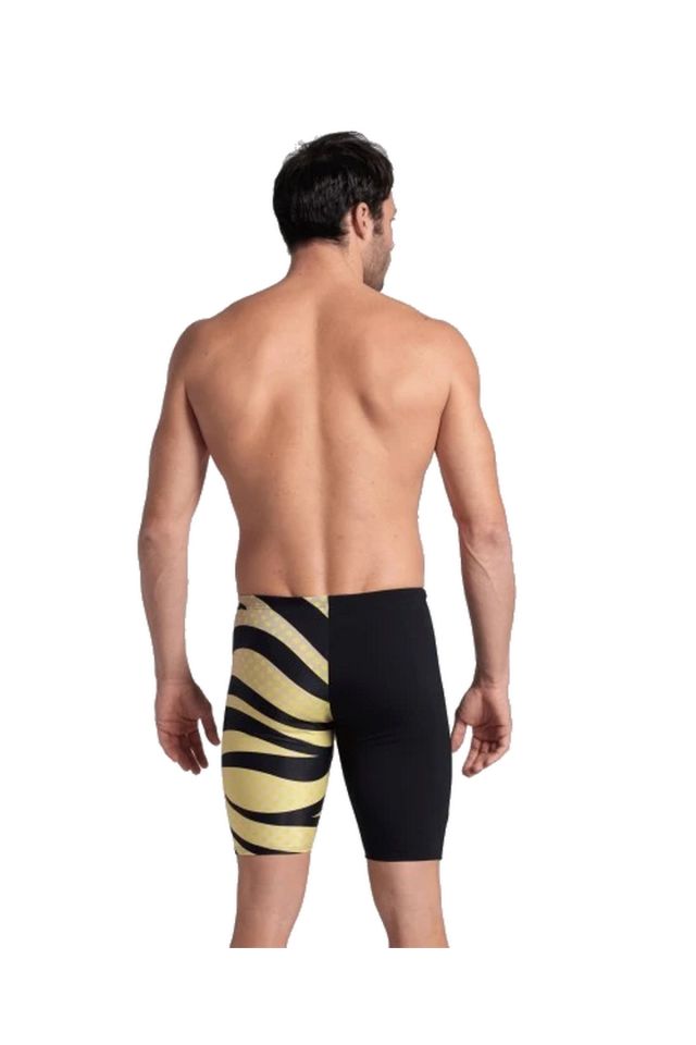 Arena Men's Multi Stripes Swim Jammer Erkek Yüzücü Mayo Si̇yah 007236510