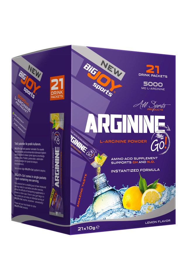 BigJoy Sports Arginine Go! Limon 10g x 21 Adet