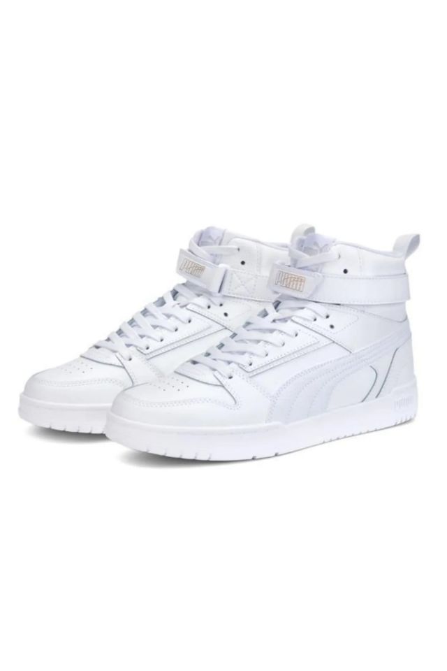 Puma RBD Game Puma-White White-Gold Unisex Bilekli Sneaker Ayakkabı Beyaz 38583902 40