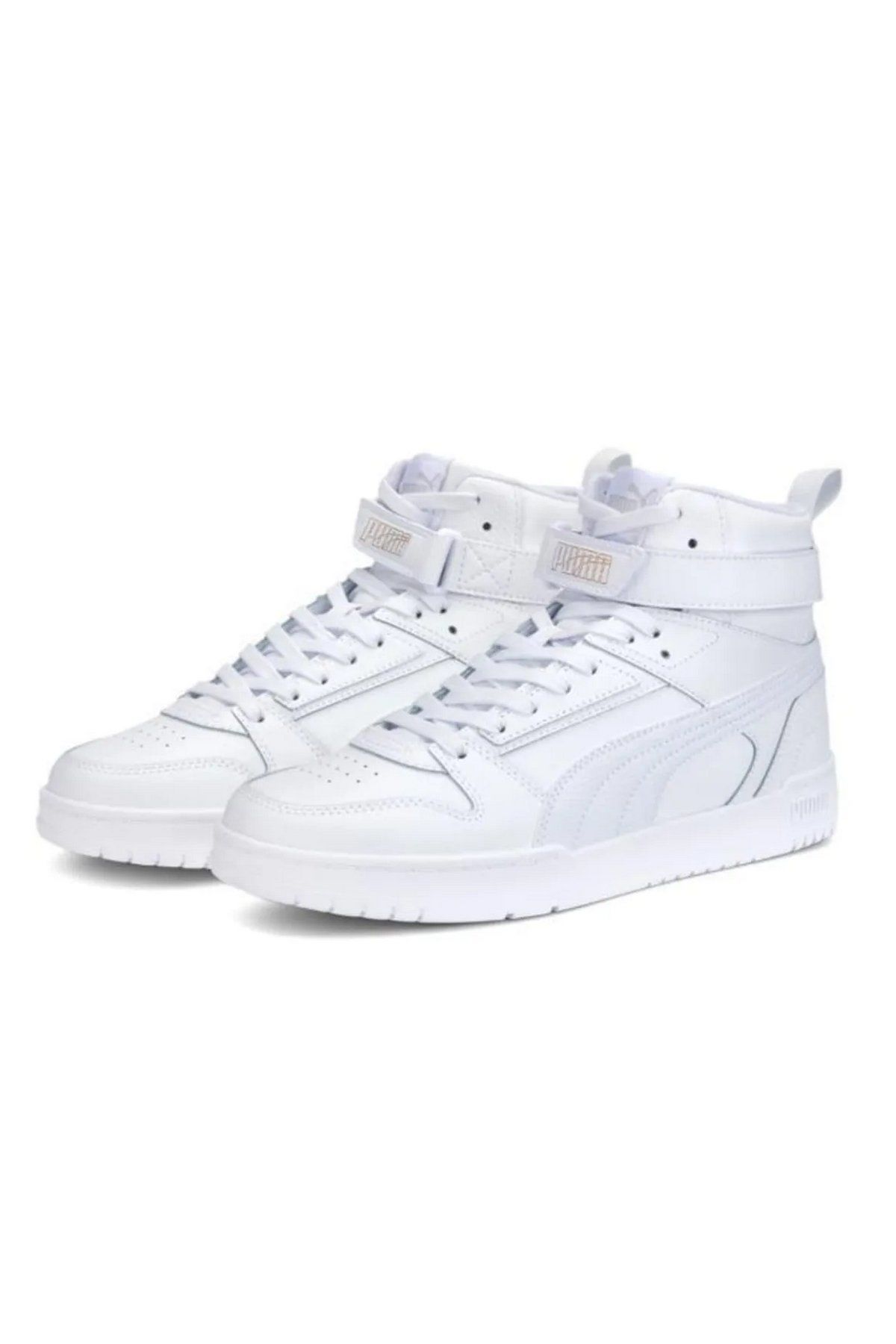 Puma RBD Game Puma-White White-Gold Unisex Bilekli Sneaker Ayakkabı Beyaz 38583902 42.5