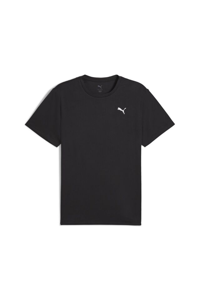 Puma M TAD Ess Poly Texture Tee Erkek Sıfır Yaka Tişört Siyah 52715501