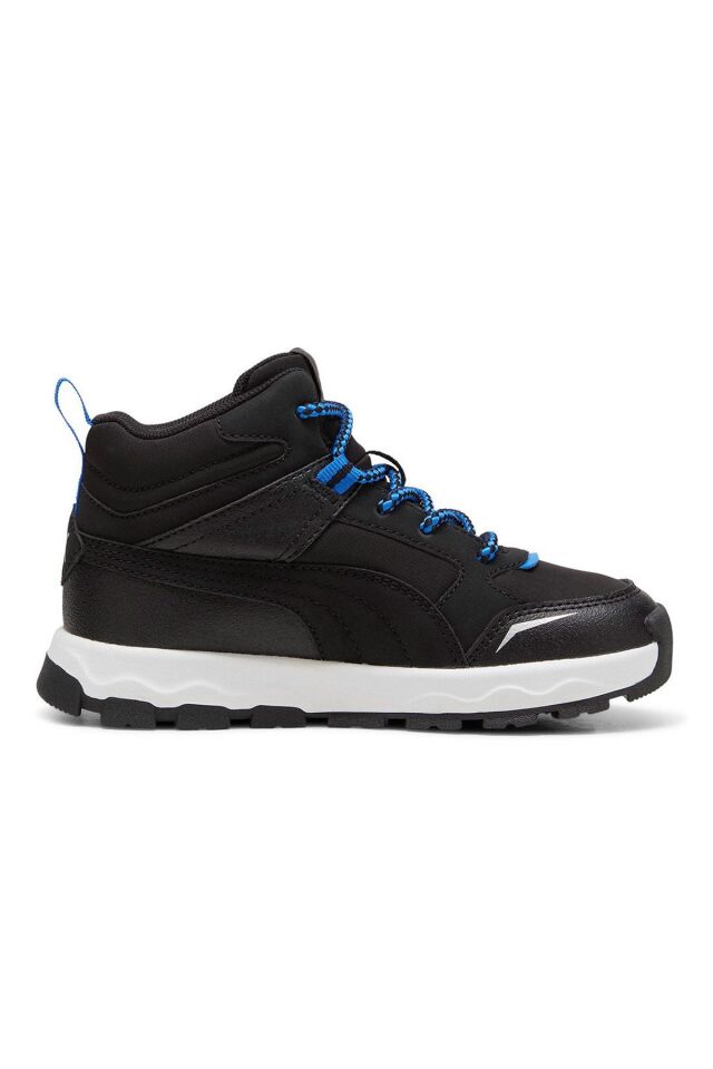 Puma Evolve Trail PS Unisex Çocuk Günlük Spor Bot Ayakkabı Siyah/Mavi 39764501