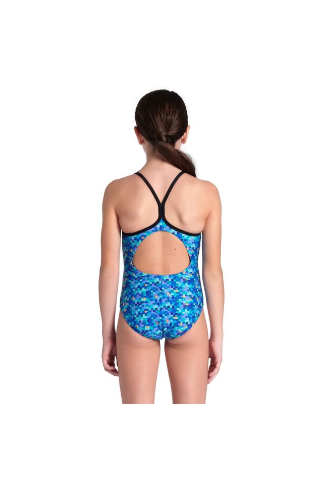 Arena Pooltiles Swimsuit Lightdro Çocuk Siyah Yüzücü Mayosu 007223580