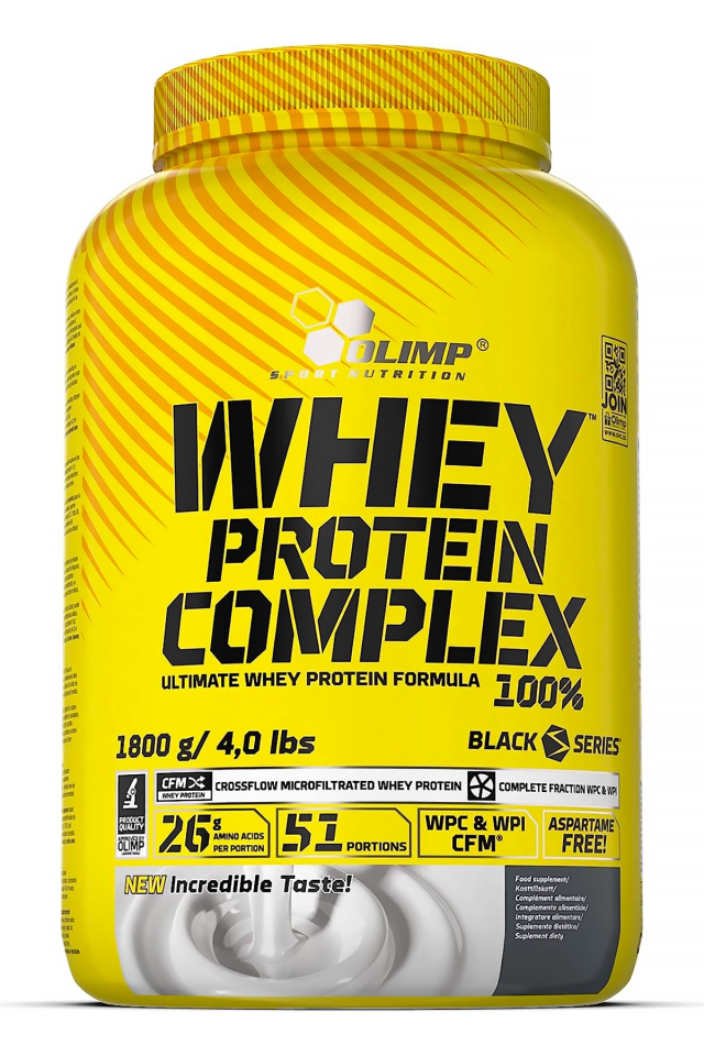 Olimp Whey Protein Complex 100% Beyaz Çikolata & Ahududu 1800g 51 Servis